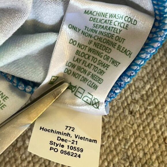 Lily Pulitzer Womans Summer La Fortuna Borealis Blue Social Sunset Romper Sz XL - Picture 10 of 10